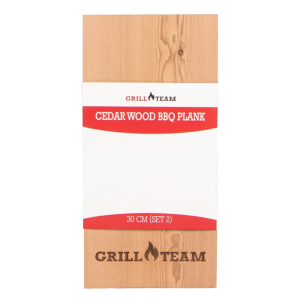 GrillTeam Cedar wood bbq plank 30 cm (set 2)