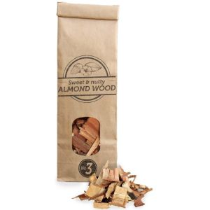 SOW Amandelhout Rookchips Nr3: Intens Rookaroma - 500 ml - Perfect voor Smokey Flavors - BBQ Rookchips