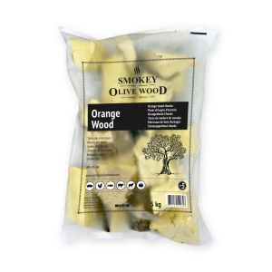 SOW Sinaasappelhout Chunks Nr5 - Intens Aroma - Langdurig Brandend - 5 kg