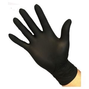 Handschoenen Nitrile Zwart S