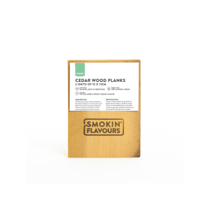 Cederhouten plankjes - Smokin Flavours - set van 2 