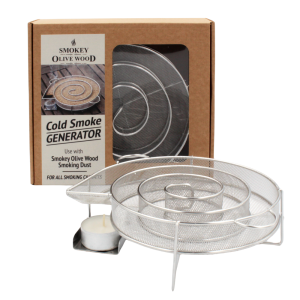 SOW Cold smoke generator in en uit de doos