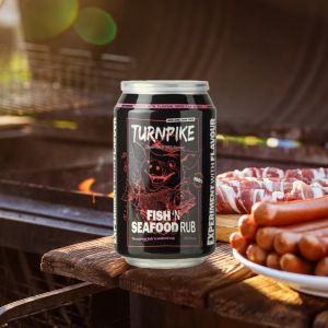 Turnpike Fish 'n Seafood Rub 235g – Kruidige Mix met Citroen, Dille & Knoflook, Perfect voor Vis en Zeevruchten