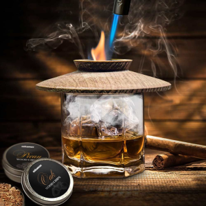 Whisky Smoker Set – Complete Rookset met Houtsnippers & Brander