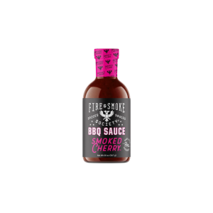 1 case (6pcs) Fire & Smoke Smoked Cherry BBQ Sauce 567gr-20oz

