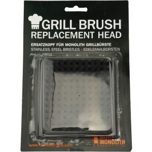 Monolith vervangende kop voor BBQ borstel - 10 x 10 x 3 cm - Perfect voor het schoonmaken - Barbecue accessoires 