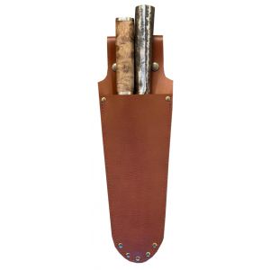 Monolith Messenhouder - Leer - 33 cm - Incl. Gemakkelijke drukknoppen - Monolith accessoire - Makkelijk aan riem te bevestigen