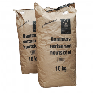 Dammers Houtskool - Verschillende varianten - Brandt lang mee- Hoogwaardig houtskool - Houtskool BBQ