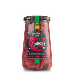 Spicy Onions Barbecue Pickles 325gram - Grate Goods - Pittige Uien voor bij de BBQ
