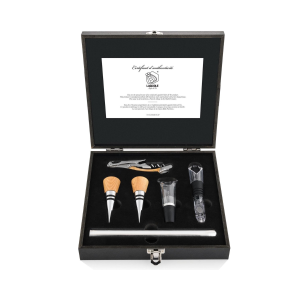 Kurkentrekker Eiken met accessoires