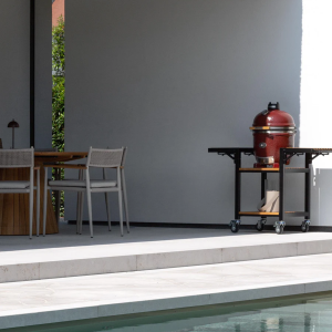 MONOLITH JUNIOR - Voor de Monolith liefhebbers - Keramiek - Rood - Incl. onderstel - Barbecue - Kamado bbq