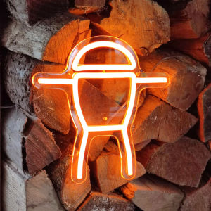 Monolith neon verlichting - Klein - Oranje - Neon licht - Neon logo Monolith
