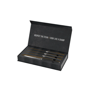 Steak Knives 4pc Set "Prime Rib" | Magnetic Box