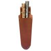 Monolith Messenhouder - Leer - 33 cm - Incl. Gemakkelijke drukknoppen - Monolith accessoire - Makkelijk aan riem te bevestigen