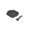 Gietijzeren Grillpan met Afneembaar Handvat - 26 cm