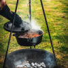 Dutch Oven 6Qt aan de driepoot