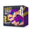 Virus Stressbal Blauw