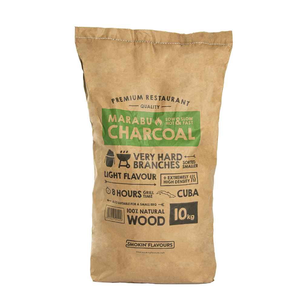 Smokin' Flavours Houtskool Marabu 10 KG